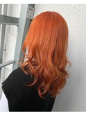 ダブルカラー/オレンジカラー/レイヤーミディアム/ケアブリーチ