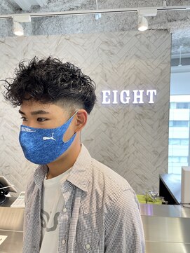 エイト 神戸三宮店(EIGHT) 前下がりパーマスタイル
