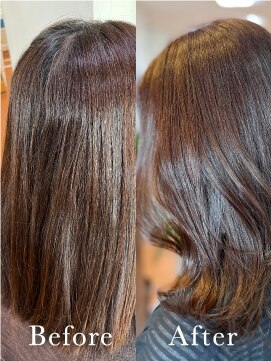 アークスヘアー 大人かわいい☆無造作カール♪ひし形くびれミディ