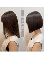 ジーナ 勝どき(Zina)&nbsp;【Zina 勝どき】髪質改善＊大人かわいい＊ショートボブ