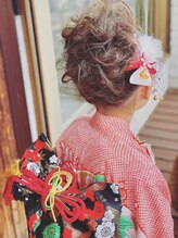 七五三の着付け／ヘアセットもお任せください♪