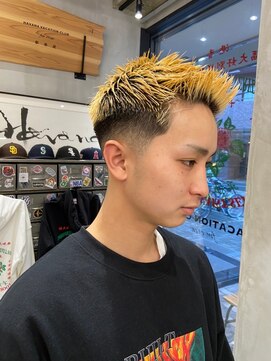 エフエム 明大前(FM) バーバー フェードカット/シチサン/アップバング/ブリーチ