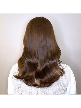 ローレン(LOREM) milk tea mocha/ウェーブロング/髪質改善トリートメント/ツヤ髪