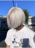【メンズホワイト】ブリーチデザインカラー