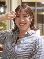 ビュートリアム 梅田(BEAUTRIUM)&nbsp;外ハネロブ/シースルーバング/グレージュ/くびれ/梅田/茶屋町