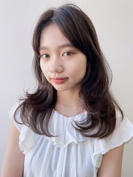 アイティーバイアルバム 北千住店(IT by ALBUM) 小顔似合わせレイヤー_ショコラアッシュヘルシースタイル_29277