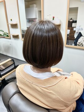 フォルトゥナ(Fortuna) ケラリファイントリートメント＋グレー系ボブ