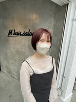 エムドットヘアーサロン(M. hair salon) 【門田美穂】6日後にベストな色落ちカラーと短めフレンチボブ♪