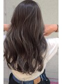 大人のアッシュショコラカラー×細ハイライト