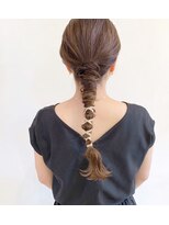 ケシキ 佐賀(keshiki)&nbsp;ワイヤーポニーアレンジ