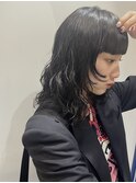 顔周りレイヤー姫カットウルフレイヤー前髪カットウェーブパーマ