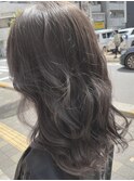 アッシュブラウン/ブリーチなし/レイヤーカット/池袋東口