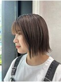 イノア/モカベリージュ/透明感/8レベル/ボブ