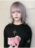 ハイトーン/ホワイトカラー/ウルフカット/髪質改善