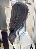 イヤリングカラー★ネイビーブルー