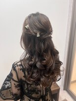 【ハーフアップ】表参道/表参道駅/ヘアセット/早朝