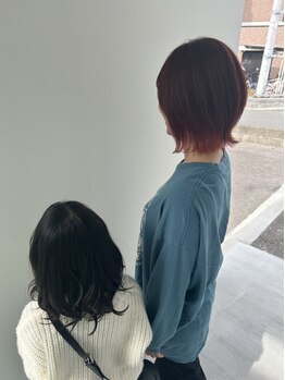 プルラビ 兵庫北店(PulRavi)の写真/【パパ・ママと一緒に可愛く&カッコよくなれる☆】お子様連れでも周りを気にせず過ごせるSalon♪駐車場あり