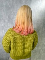 ニュート(Neut )&nbsp;ブリーチ抜きっぱなしデザインカラー/エンドカラーピンク/名古屋