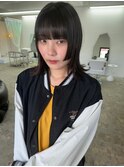 ホワイトグレージュ/デジタルパーマ/チェリーブラウン/宜野湾