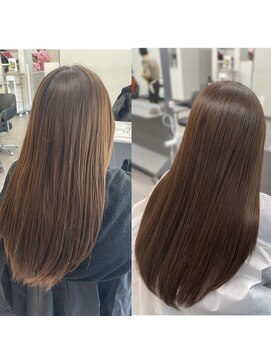 ガルボヘアー 桟橋店(garbo hair) オイルカラーアッシュブラウン高知美容院