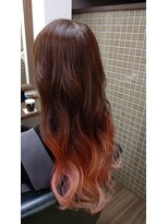 ミーツ meets+&nbsp;コーラルピンク☆グラデーション