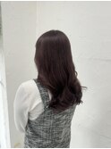 ピンクブラウンラベンダー暖色系ナチュラル原宿表参道