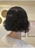 ボブパーマ/パーマ/切りっぱなしボブ/ボブ/名駅美容室