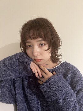 アヴァンスクロス あべのルシアス店(AVANCE.CROSS) グランマッシュ/ミディアムヘア/暗めカラー/デザインカラー