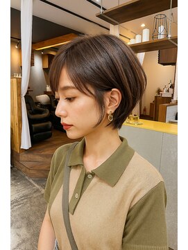 コポル(Copol) まわりと差がつく小顔ショート×ヘーゼルブラウン