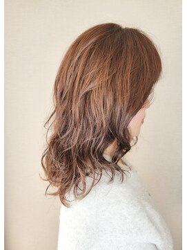 松本平太郎美容室 国立店 20代30代40代50代×ミディアムレイヤーウェーブ×イノアカラー