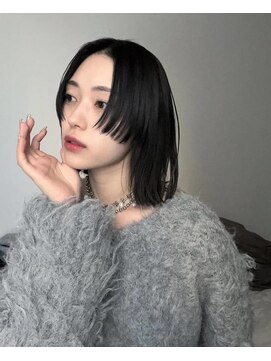 エアー 青山(AIR) 顔まわりカット/ボブウルフ