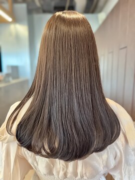 マッシュ チャヤマチ(MASHU chayamachi) 柔らか透明感カラー/ブリーチなし/オリーブブラウン/大阪梅田