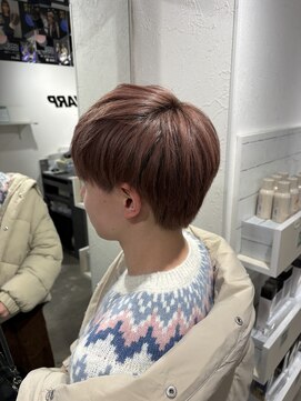 ワープ 青葉台(WARP) メンズ/ブリーチ/ピンクブラウン/青葉台