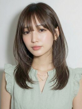 アトリウム (ATRIUM beauty life)の写真/ナチュラルに可愛いレイヤーを顔周りに!デザインカット¥3850~で理想のスタイルへ♪