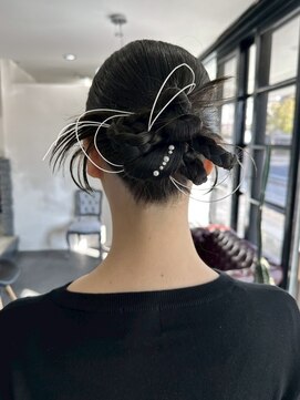 ナービス(NARVIS) ヘアセット/和風/お団子/ポニーテールアレンジ