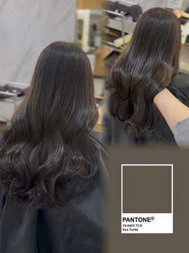 レム 仙台店(L.E.M) 赤みを抑えた透明感カラー