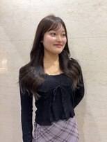 アクシス 栄ガスビル店(`AXIS) ワンホンレイヤー/ミルクティーブロンド/ダークブルー/名古屋栄