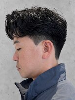 ハイプ マン 藤沢(HYPE MAN)&nbsp;フェザーパーマ毛流れパーマセンターパートニュアンス藤沢