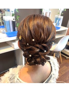 ジェネータ 新横浜店(GENETA) ゆるふわシニヨン【新横浜ヘアセット/ヘアメイク】