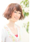 大人かわいい☆ゆるふわショートボブ