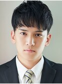 ジェントルビジカジ黒髪マッシュナチュラルショート