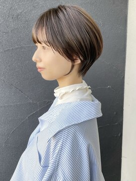 ヘアメイク シンズ レインボー(Hair Make SHIN'S RAINBOW) ショートボブ/大人巻き/ぷつっとボブ/ナチュラルカラー/高松