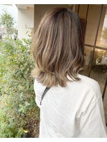 オネスト 八柱店(onest)&nbsp;黒髪/グレーベージュ/レイヤーロング/前髪パーマ