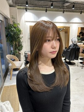 アドア 横浜(ADORE) 【ADORE 横浜】ブリーチなしダブルカラー×似合わせレイヤー