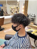 ツイスパ×前下がりマッシュ☆