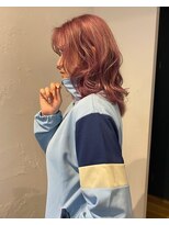 クラフト ヘア デザイン(CRAFT HAIR DESIGN)&nbsp;ハイトーンベースのピンクベージュ