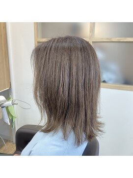 インパークス 王子店(INPARKS) ベージュカラー×ミディアムレイヤー