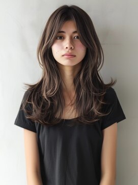 アルトリスト(Altruist Aging×HAIR&SPA) ★ダークアッシュ大人ガーリーボブ着物ミディアムレイヤーカット