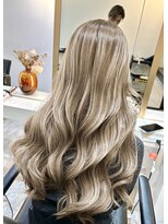 ブレンド 渋谷(BLend)&nbsp;前髪アンブレラカラーこなれミディイメチェンウェーブパーマ