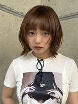 ノイ(noi) 顔周りレイヤーカットくびれヘアミルクティーベージュカラー